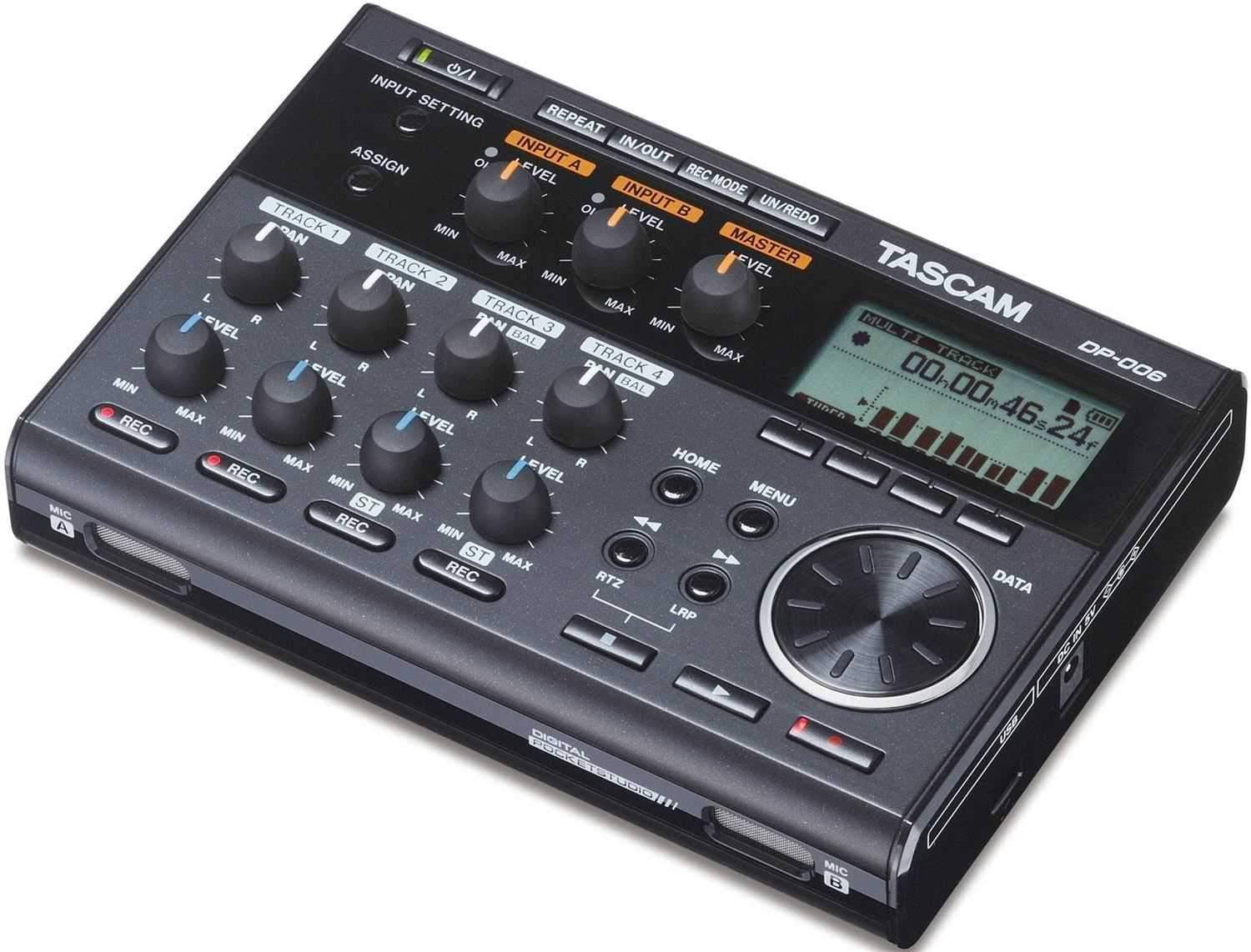 Tascam DP-006 Digital 6-Track Pocketstudio