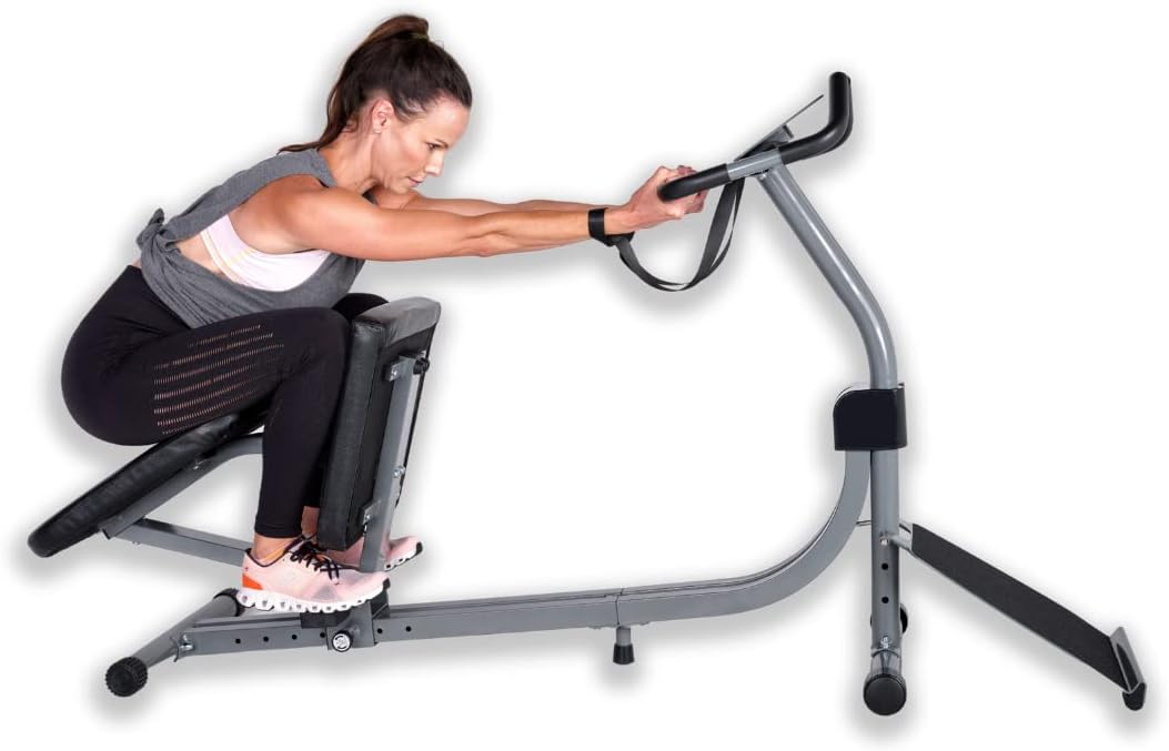 Full Body Stretching Machine Nitrofit Limber Pro. Only Stretch Machine with Adjustable Sliding Seat & Slant Board. Stretch Training Video included. Great for Spinal Decompression, Improving Flexibility, Mobility, Muscle Pain Relief for back, Home Gym