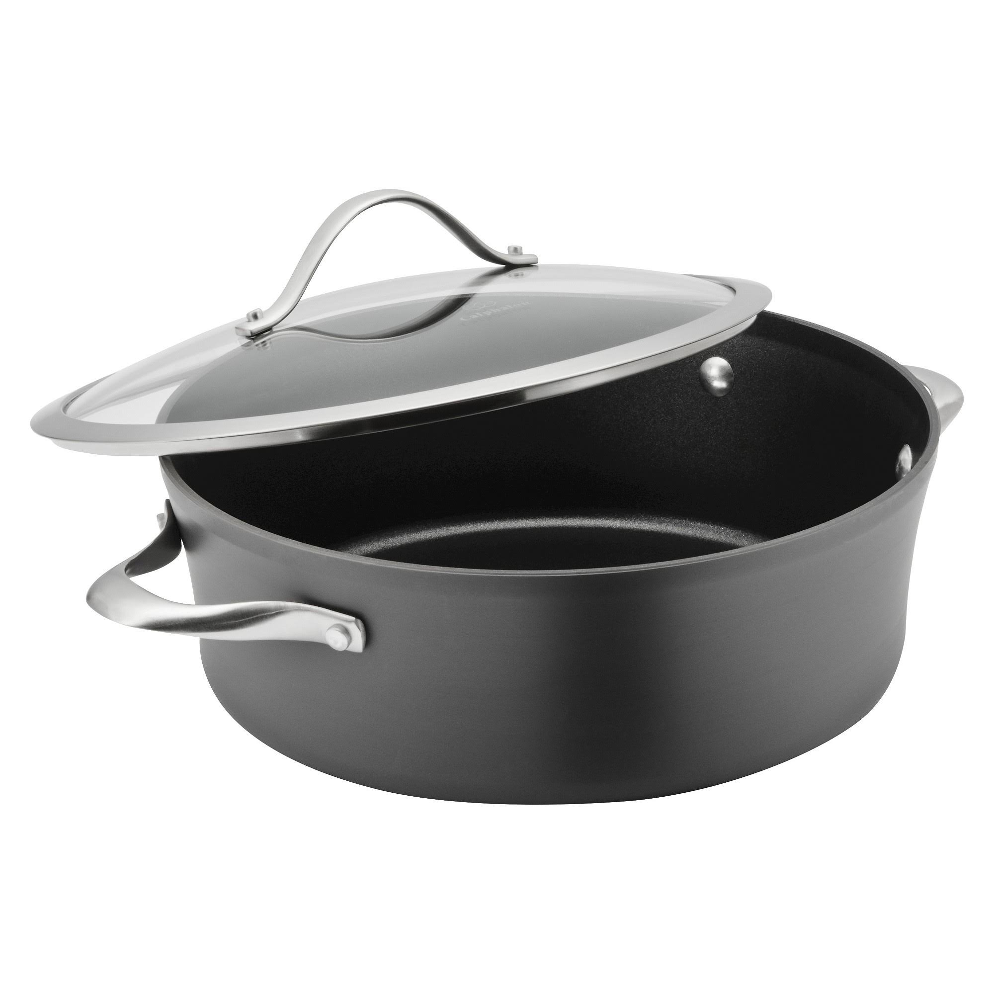 Calphalon Contemporary Non-stick Dishwasher Safe Dutch Oven with Cover - 5 qt - Grey