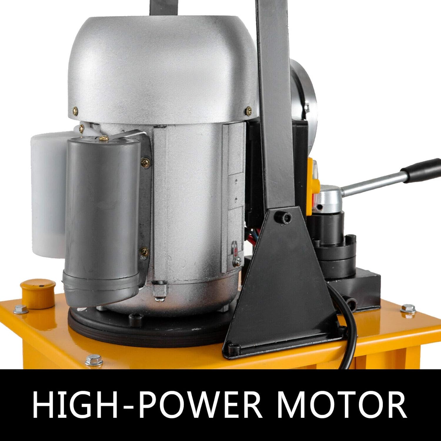 Happybuy Hydraulic Pump Electric Double Acting Manual Valve Hydraulic Pump 10000 PSI Electric Hydraulic Power Unit for Home and Commercial Using (Double Acting)