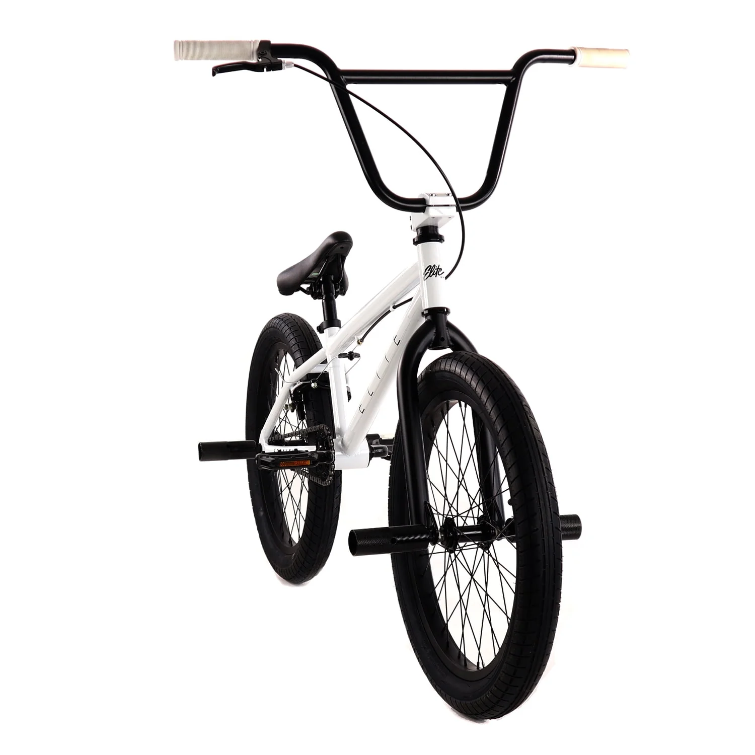 Elite 20” BMX Bicycle The Stealth Freestyle Bike New 2019 (White)