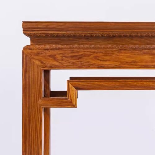 ENGENDER Altar Table Mahogany Furniture Rosewood Flat Head Table Rosewood Console Table Chinese Style Solid Wood Nave Case Living Room Console Table Buddhist Altar (Size : Small)
