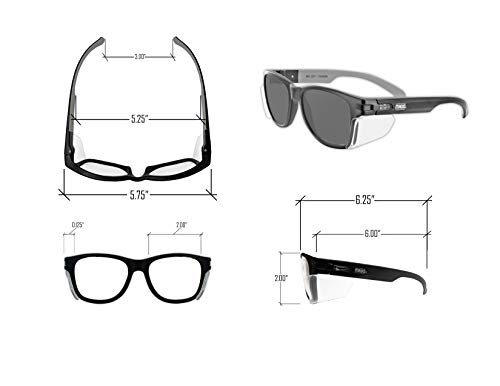 MAGID Gemstone Y50 Performance Anti-Fog Safety Glasses with Side Shields