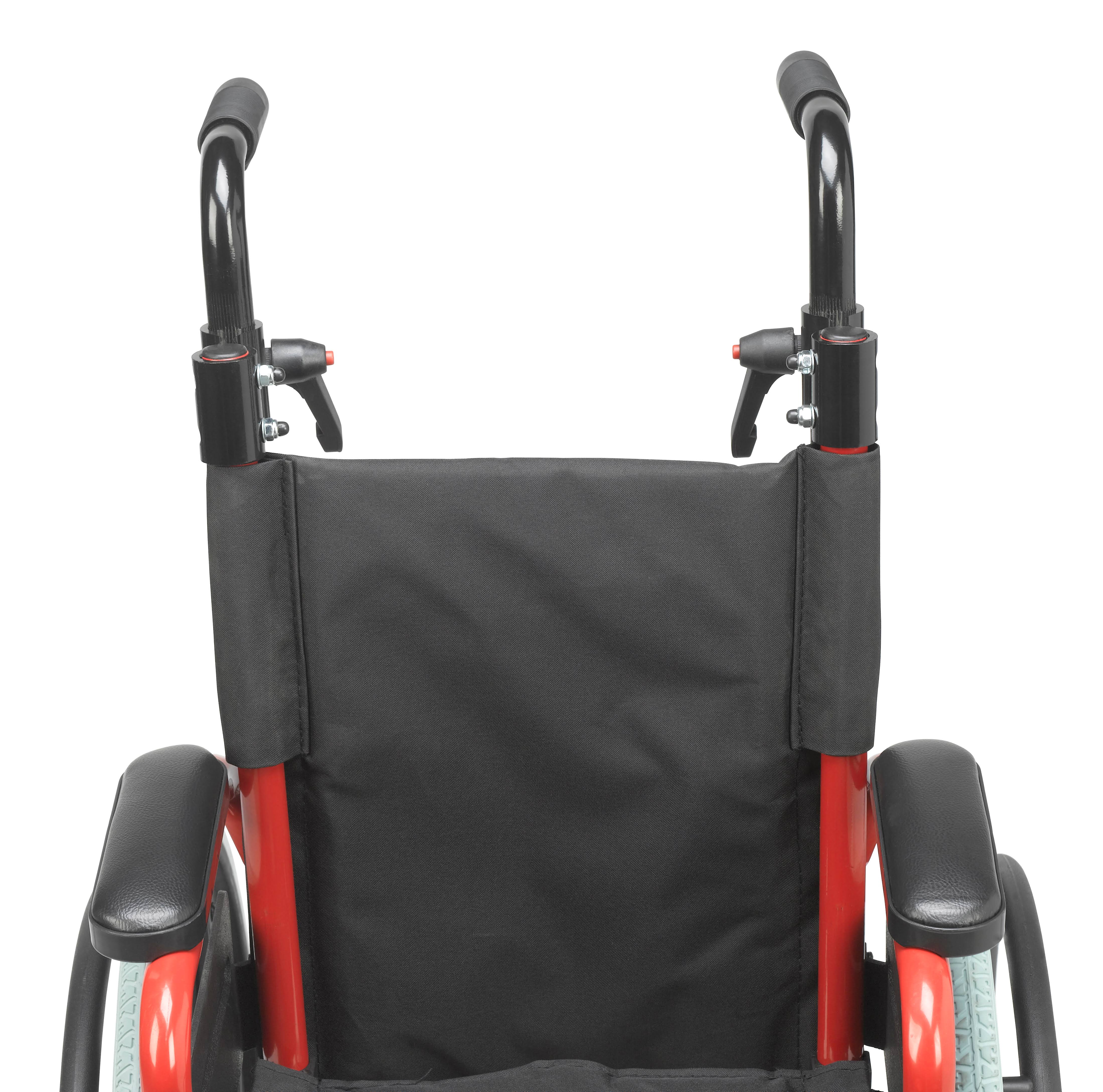 Drive Medical Wallaby Pediatric Folding Wheelchair 12x22 Fire Truck Red
