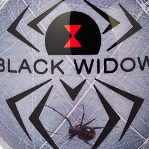 On The Ball Bowling Hammer Black Widow Viz-A-Ball, 14lbs, Grey/White