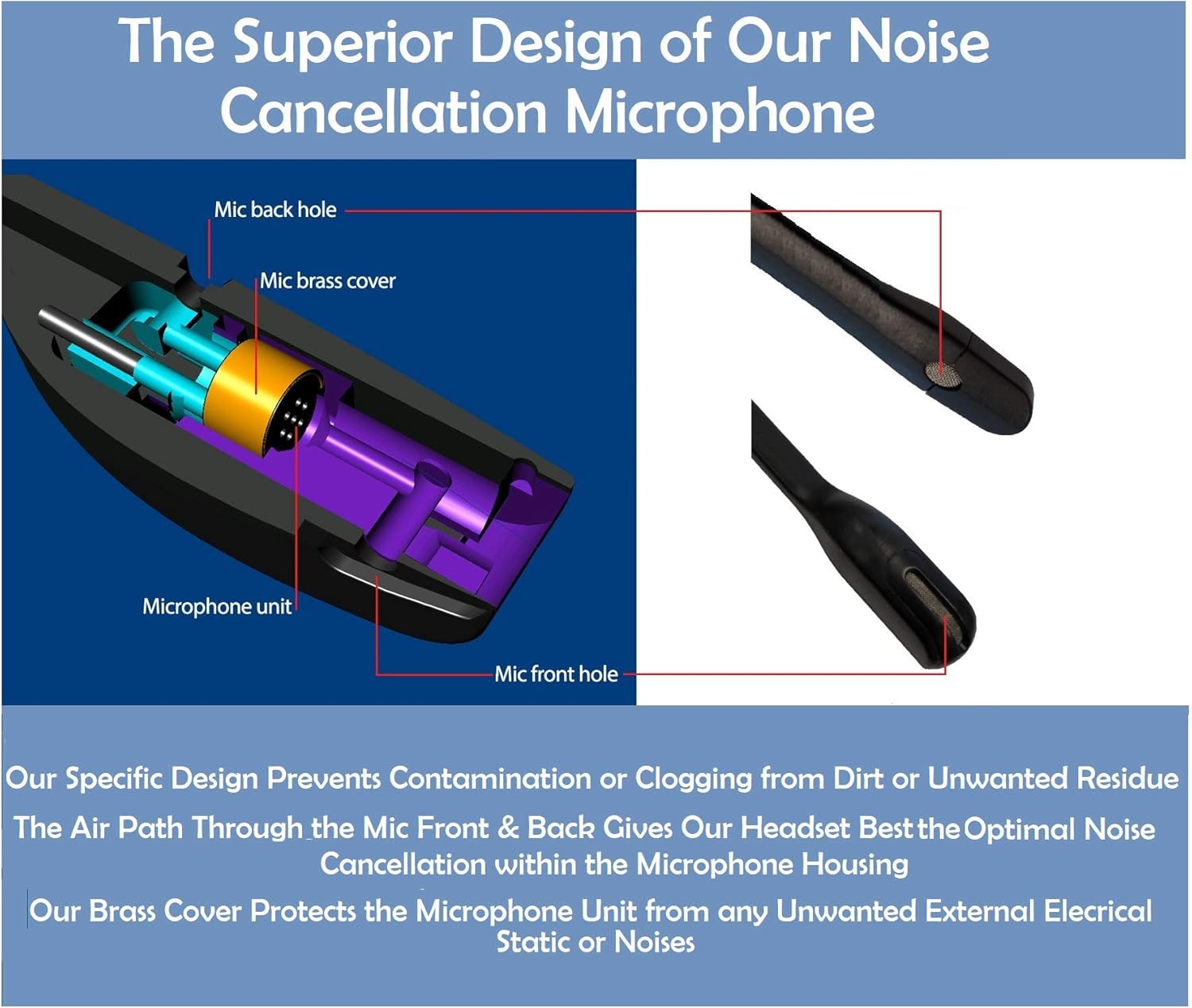 TruVoice HD-500 Deluxe Headset with Noise Canceling Microphone & HD Speakers - Compatible with Mitel, Nortel, Avaya Digital, Polycom VVX, Shoretel, Aastra, Digium, Allworx, ESI, Fanvil + More