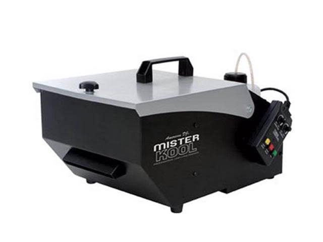 New American DJ Mister Kool Low Lying Dry Ice Effect Fog Machine w/HDF Fog Fluid