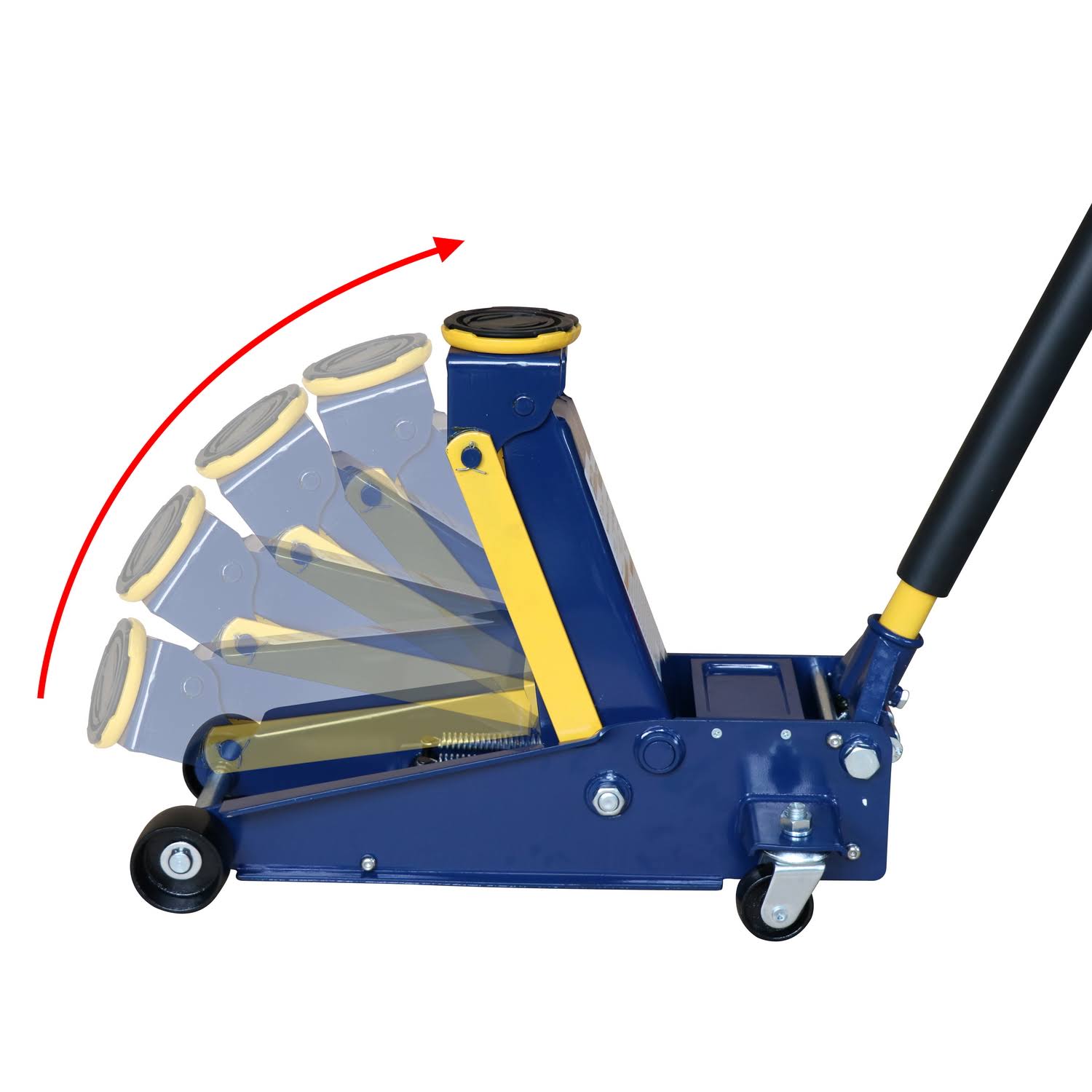 Aain,TH33007,3 Ton Heavy Duty Floor Jack, Steel Service Jack with Double Pump Quick Lift