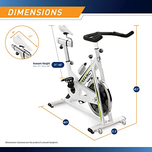 Marcy Club Revolution Bike Cycle Trainer for Cardio Exercise, Multiple Colors Available