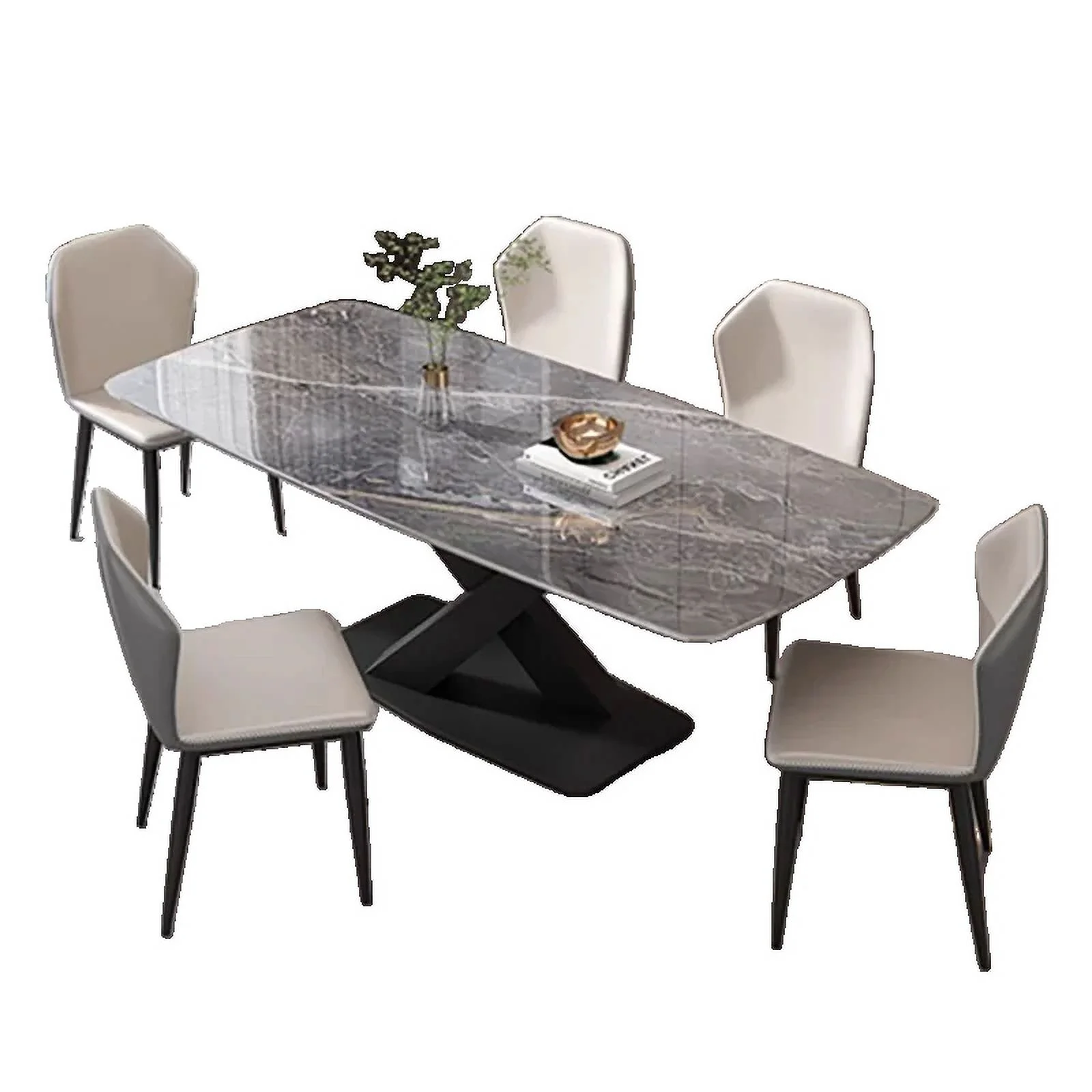 Luxury Art Dining Table Rectangle Nordic Modern Minimalist Design Dining Table Living Room Mesa De Comedor Home Furniture