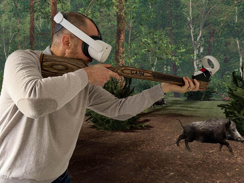 GAIM Hunting Simulator | Virtual Reality Shooting Simulator | Laminate Stock Edition