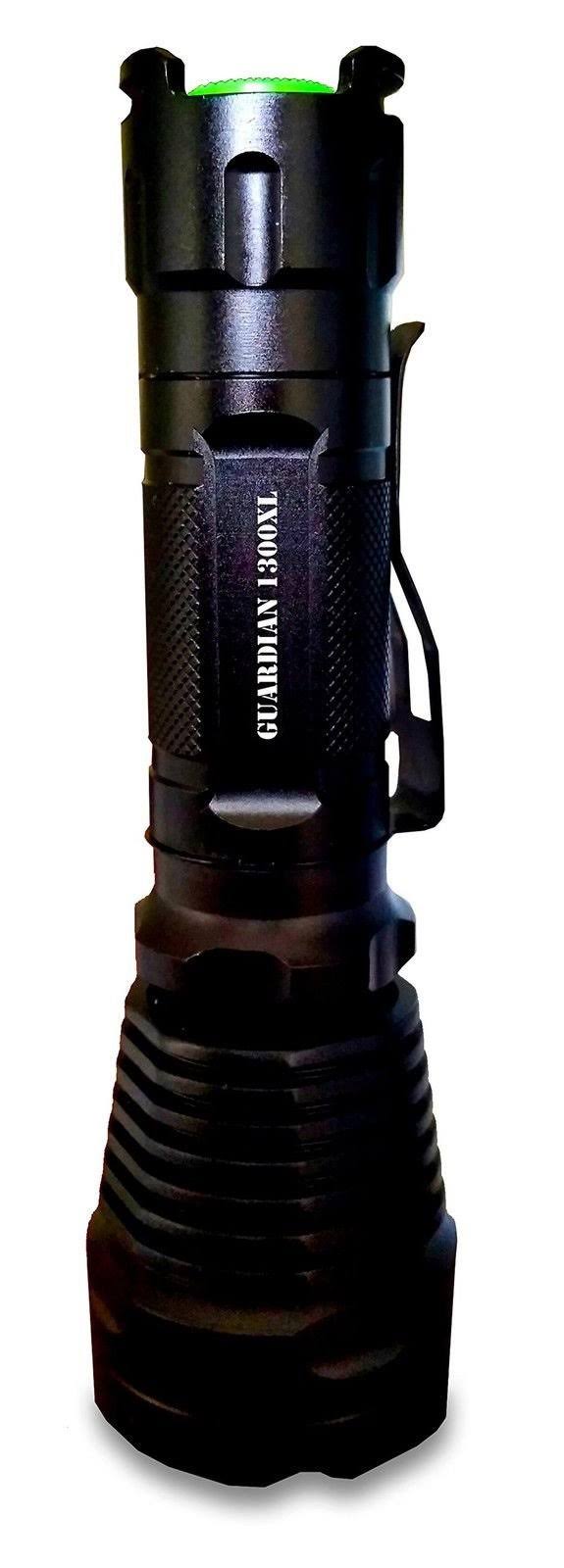 Supernova Guardian 1300XL Professional Series Ultra Bright Rechargeable Tactical LED Flashlight with Remote Pressure Switch and
