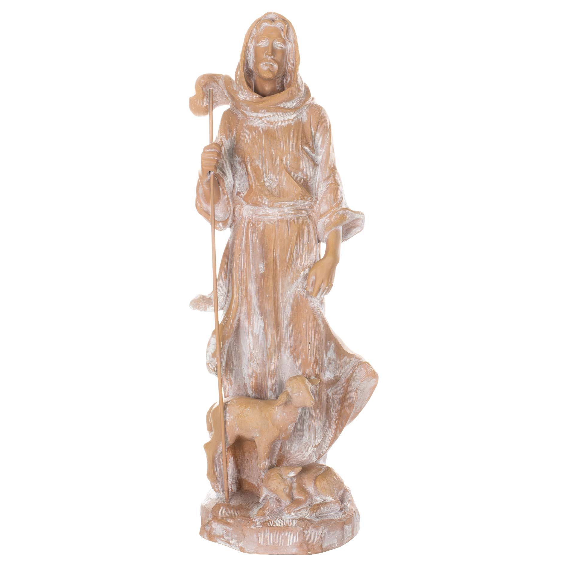18.75x22H Jesus; Carved Finish Figure; Renaissance Collection