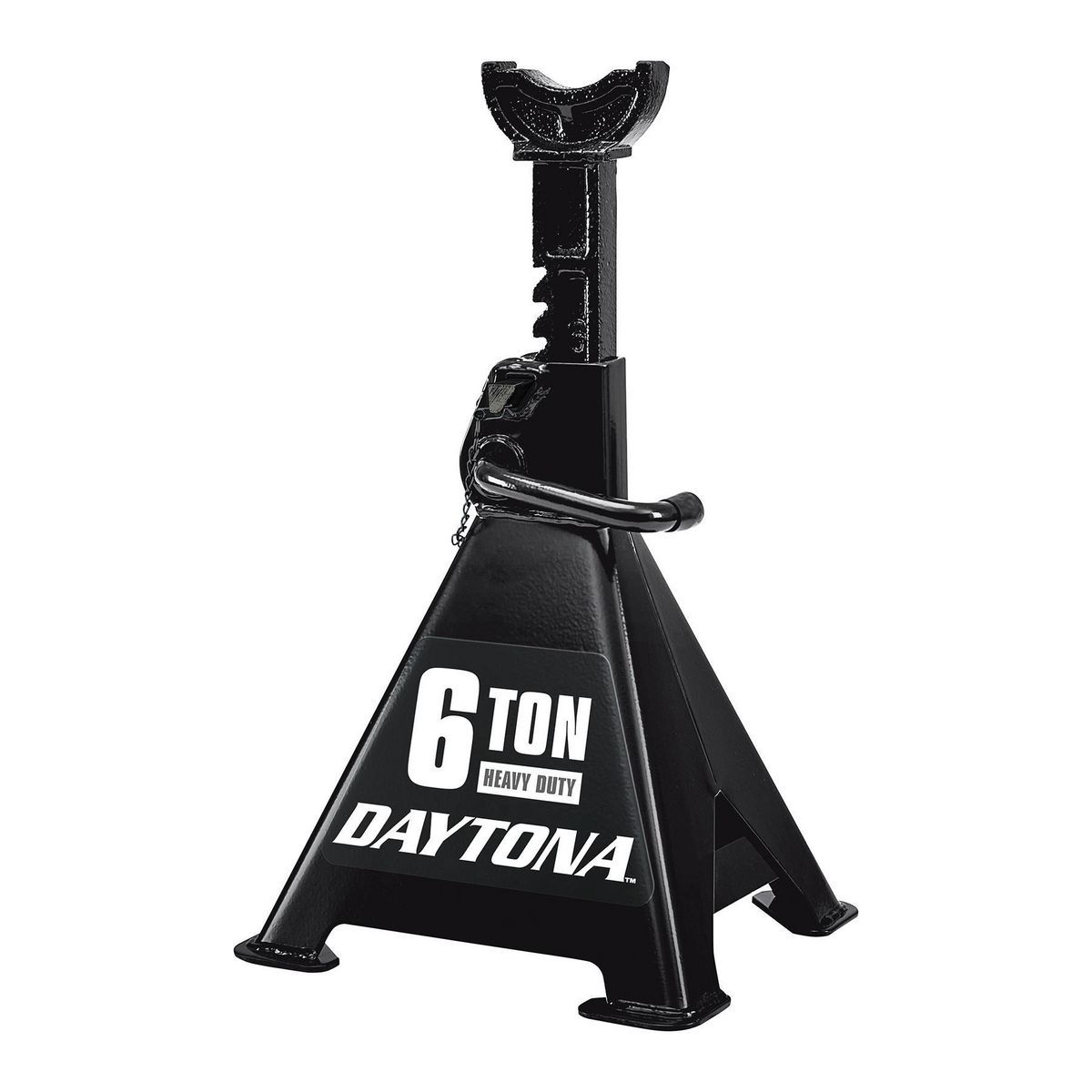 DAYTONA 6 Ton Heavy Duty Ratcheting Jack Stands, Slate Gray