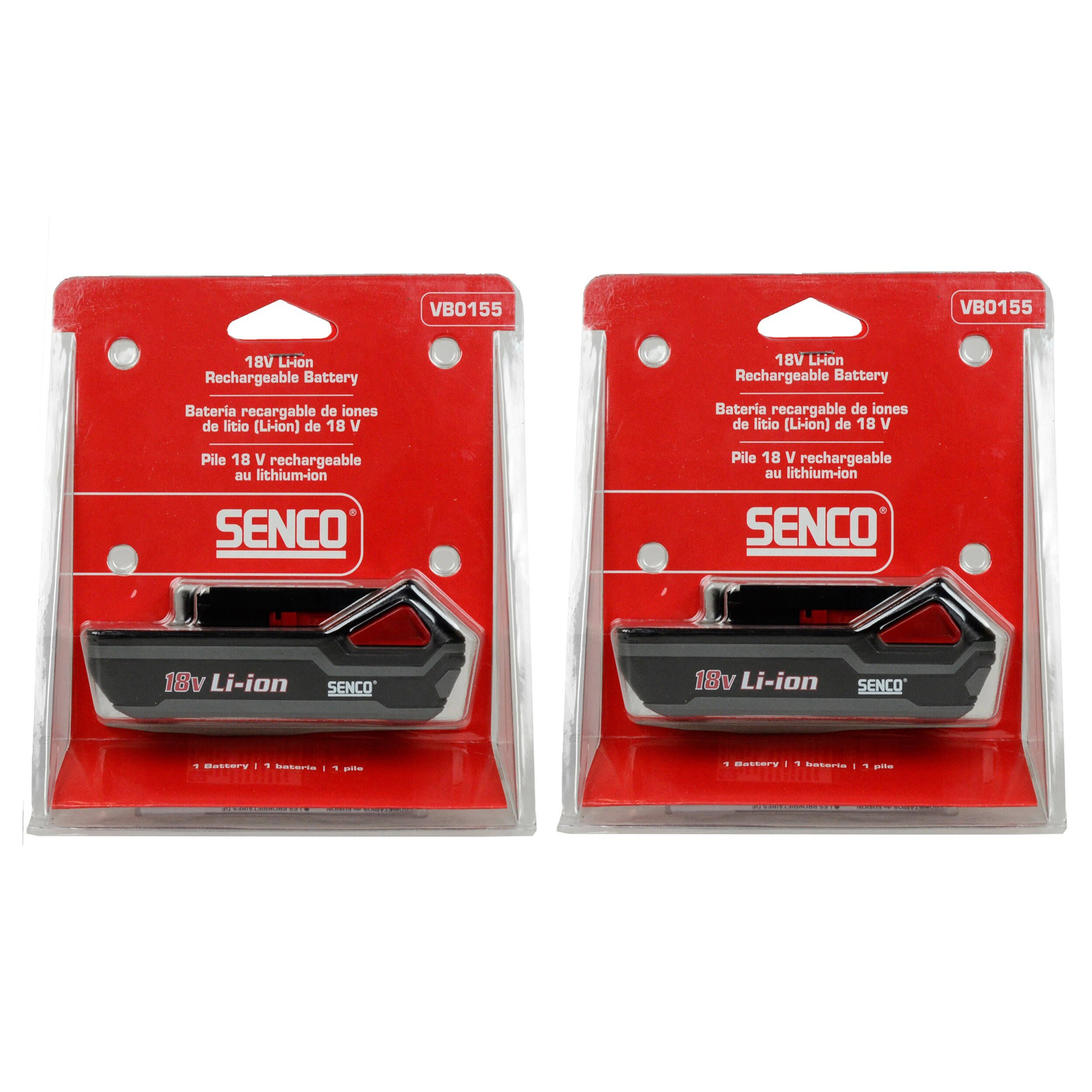 Senco VB0155 18V Compact Lithium-Ion Battery - 2 Pack | Helton Tool u0026 Home