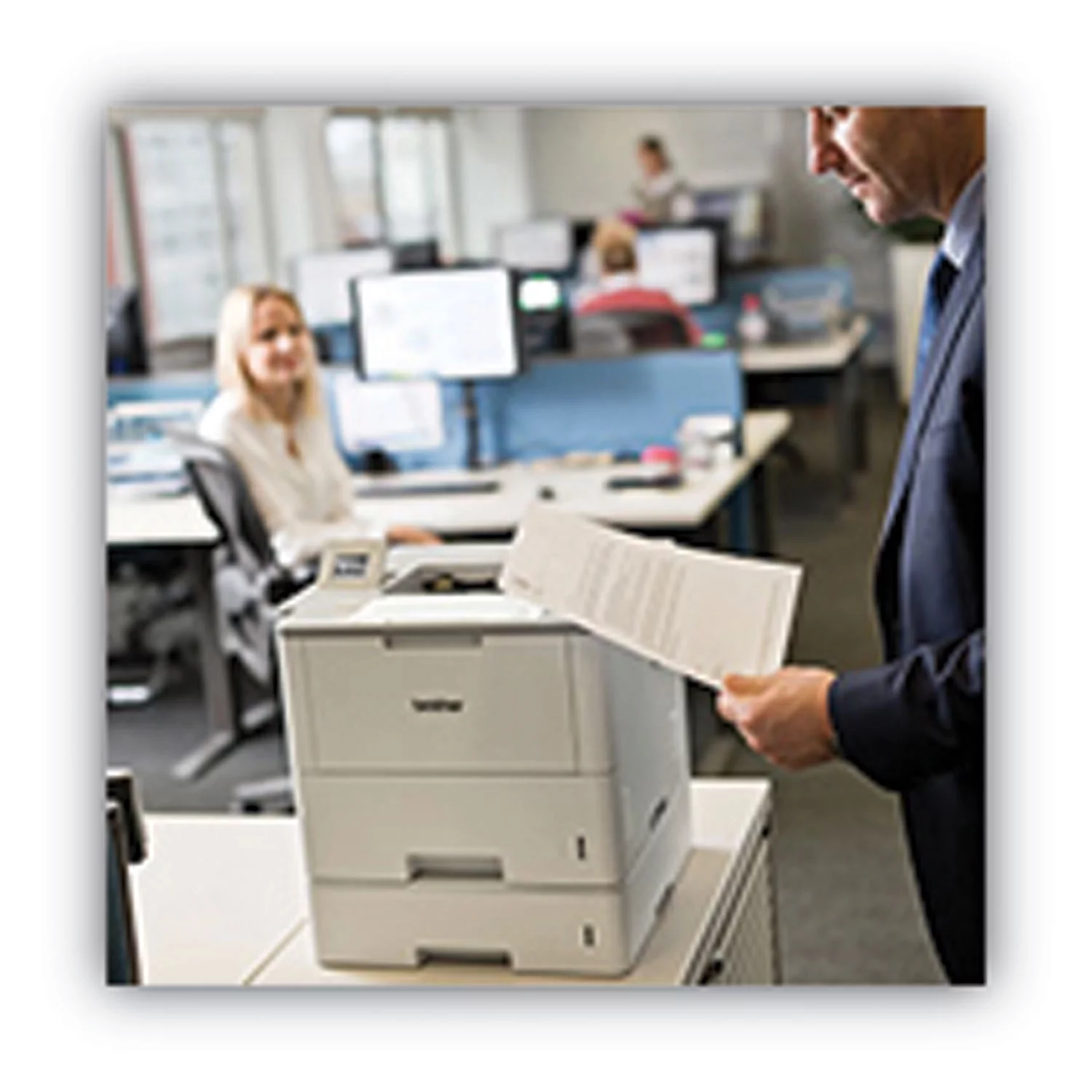 Brother HL-L6400DWT Business Laser Printer with Dual Trays for Mid-Size Workgroups HLL6400DWT