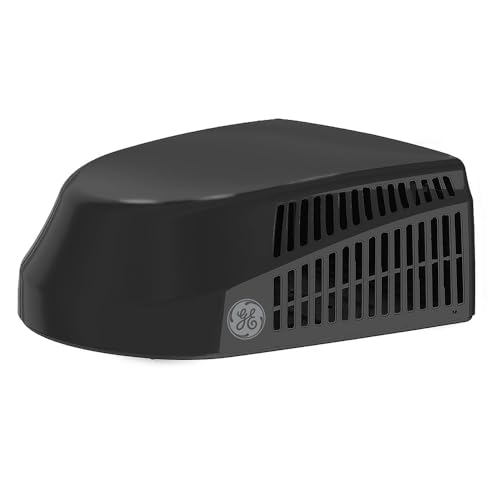 GE-Appliances RV Air Conditioner | 13500 BTU | White-Black | Roof Top AC | Non-Ducted
