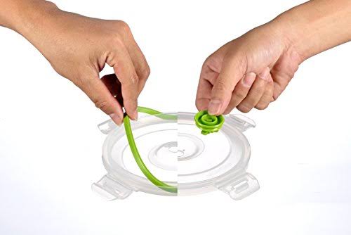 Lasting Freshness Vacuum Food Storage Containers Square 11 Piece