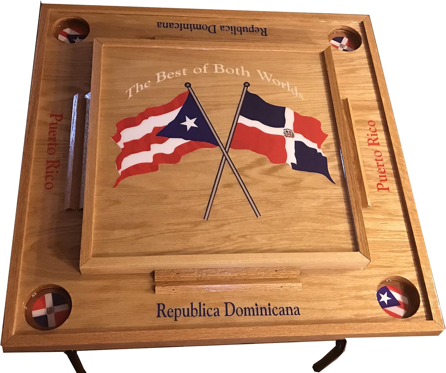 Puerto Rico & Dominican Republic Domino Table