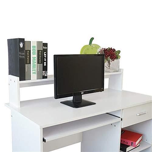 Home Office Computer Desk, Study Computer Desk Home Office Writing Small Desk, Modern Simple Style PC Table, Black Wood Frame (Black5)