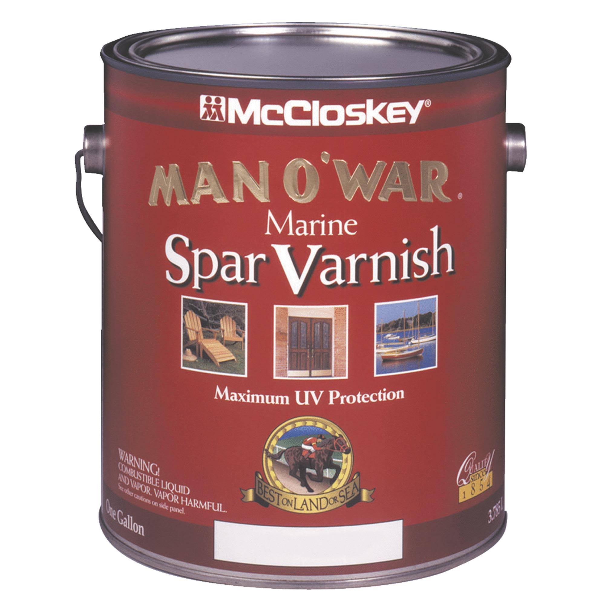 McCloskey Man O& War Spar Marine Varnish, Satin - 1 gal can