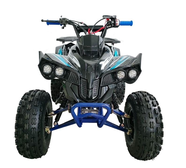 HHH Youth and Adult 125cc ATV Vitacci Outlander Fully Automatic with Reverse Double Headlights Led Gas 4 Wheeler ATVs Quads Big 19/18 inch Tires (Green) - Extra Large