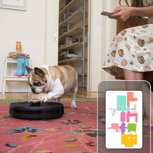 bObsweep PetHair SLAM Robot Vacuum Cleaner with Wet/Dry Mop, Advanced LiDAR Mapping with Editable Map/NoSweep Zones, Alexa/Google Compatible, Good for Pet Hair, Carpet, Hardwood and Tile
