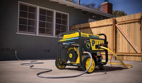 Champion Power Equipment 12,500-Watt Electric Start Tri Fuel Home Backup Portable Generator with CO Shield