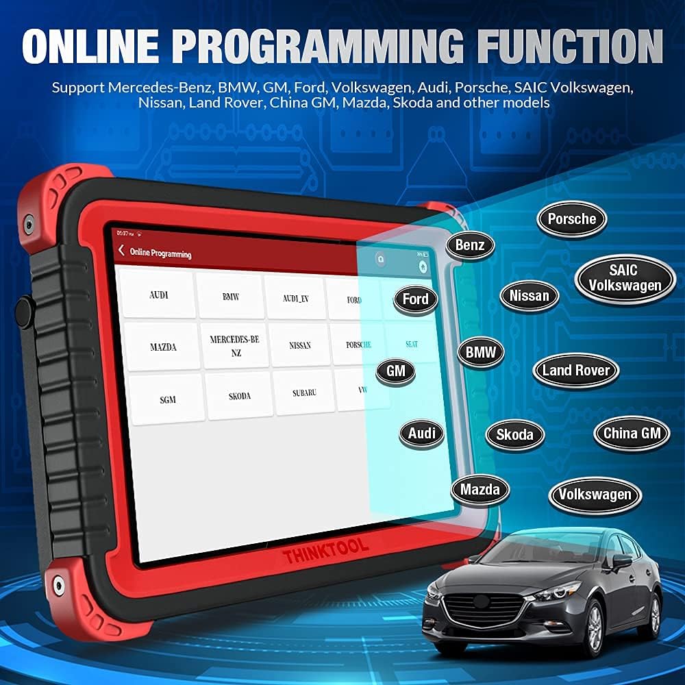 thinkcar THINKTOOL Pros+, Full System Bi-Directional Diagnostic Scanner, Online Programming, ADAS Calibration, ECU Coding, 34+ Reset Car Code Reader, Professional Scanner Tool 2 Years Free Update
