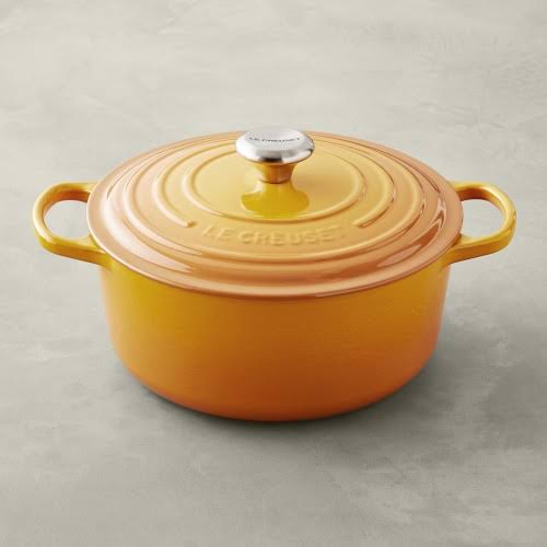 Le Creuset Signature Enameled Cast Iron Round Dutch Oven, 3 1/2-Qt., Matte White | Williams Sonoma