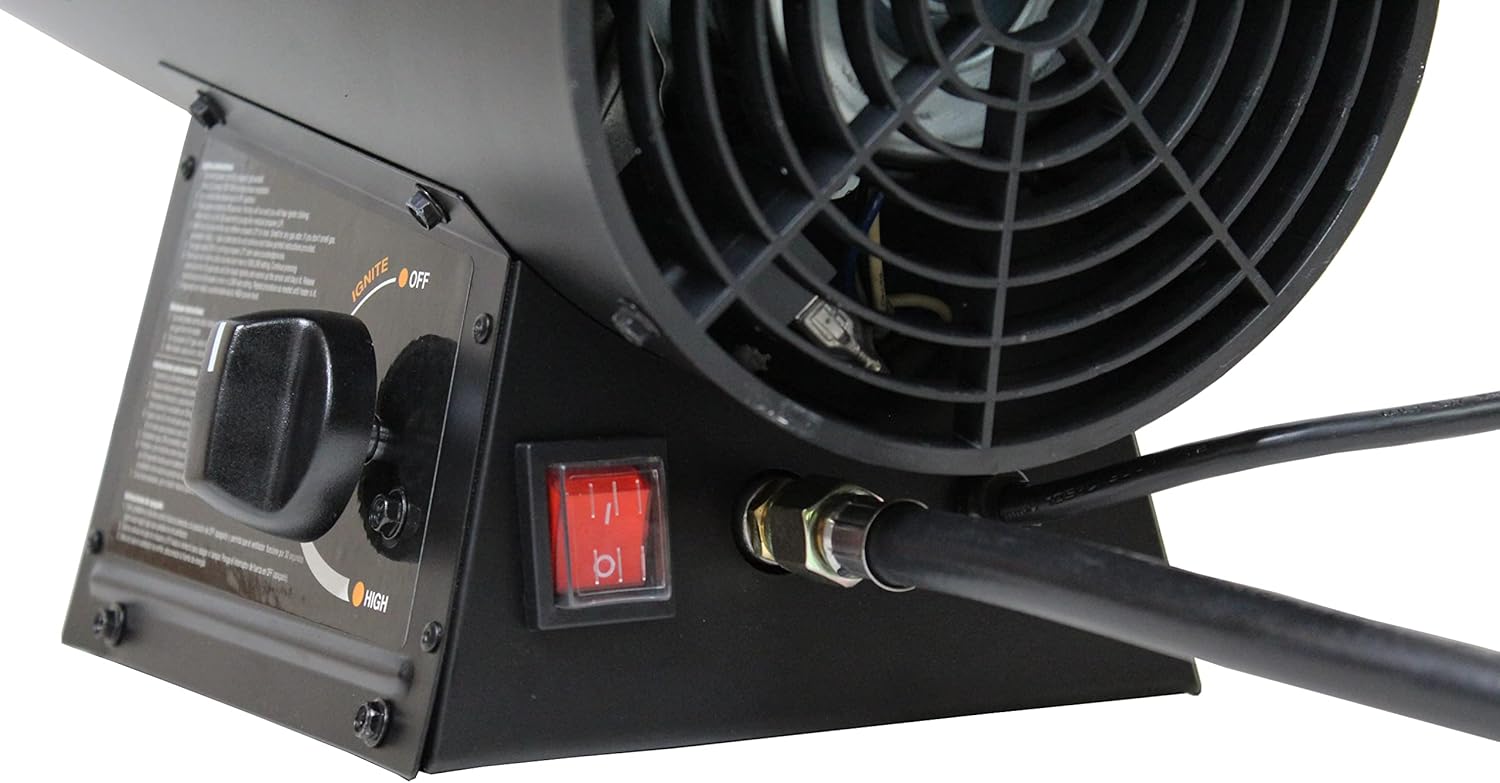 Propane Heater Industrial Space Heater for Garage and Workshop 40,000-60,000 BTU Forced Air Heater K Tool International KTI77781