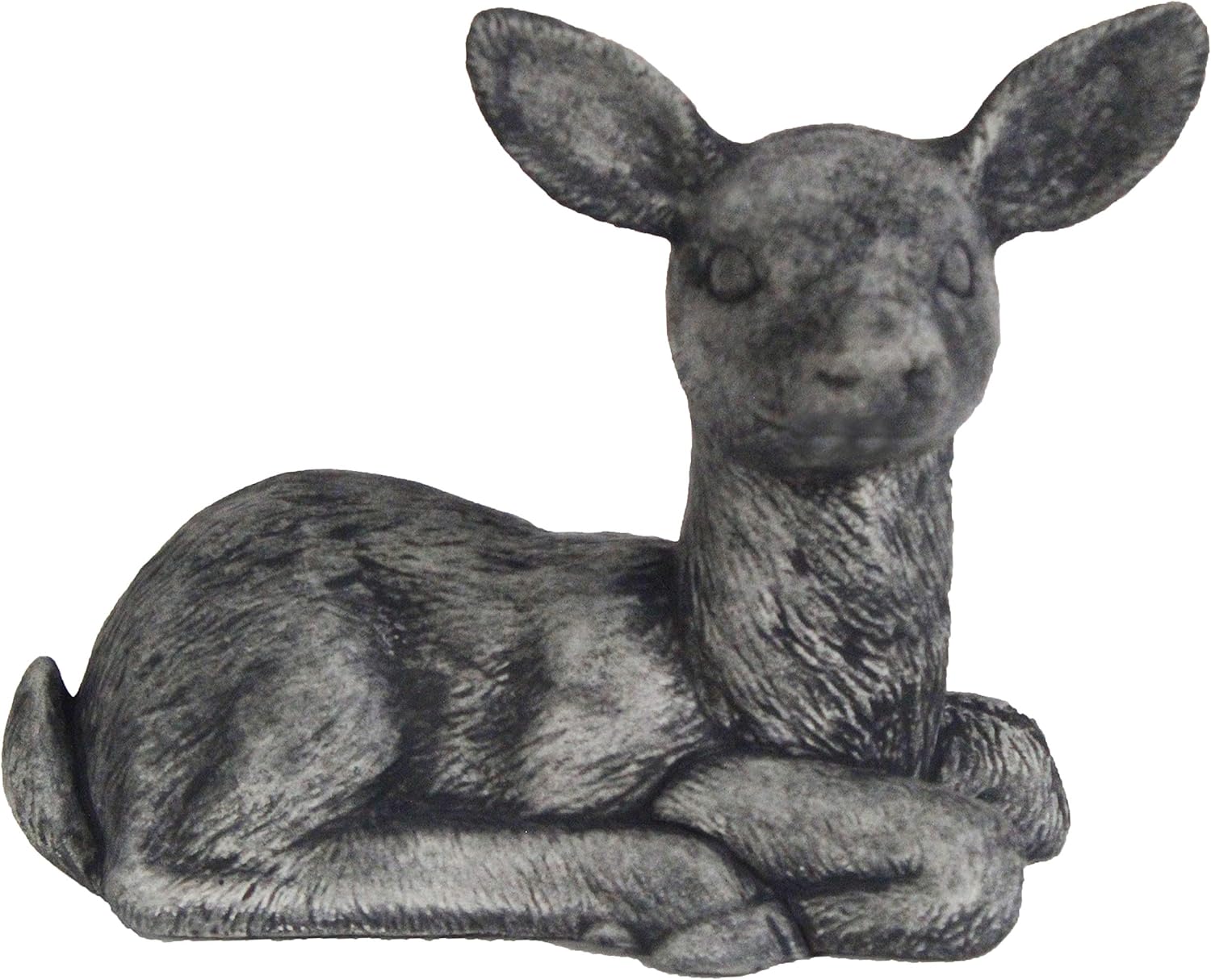 Sitting Deer Concrete Statue Sculpture Cement Deer Statue for Indoor and Outdoor Garden Decor