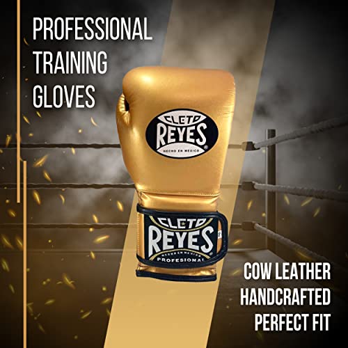 CLETO REYES Training Boxing Gloves with Hook and Loop Closure for Sparring and Heavy Punching Bags, Men and Women, MMA, Kickboxing, Muay Thai