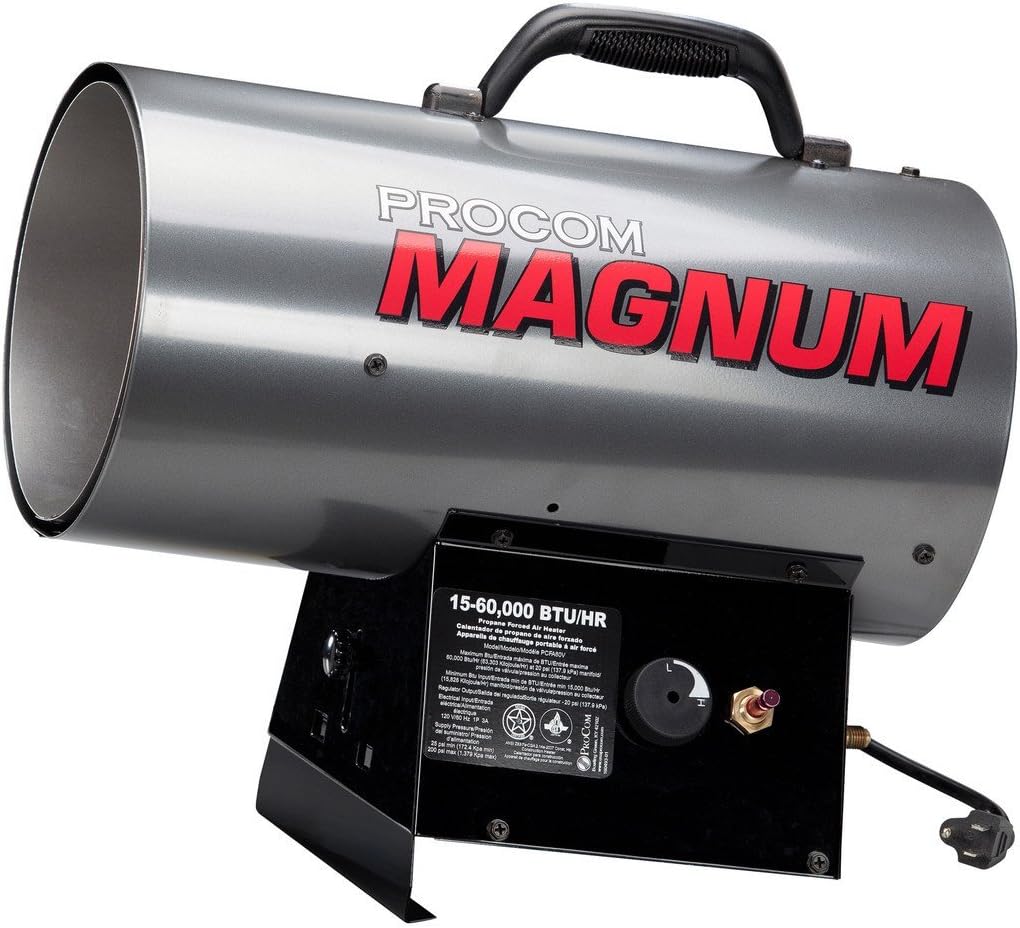 ProCom PCFA60V Magnum Forced Air Propane Heater, 60,000 BTU