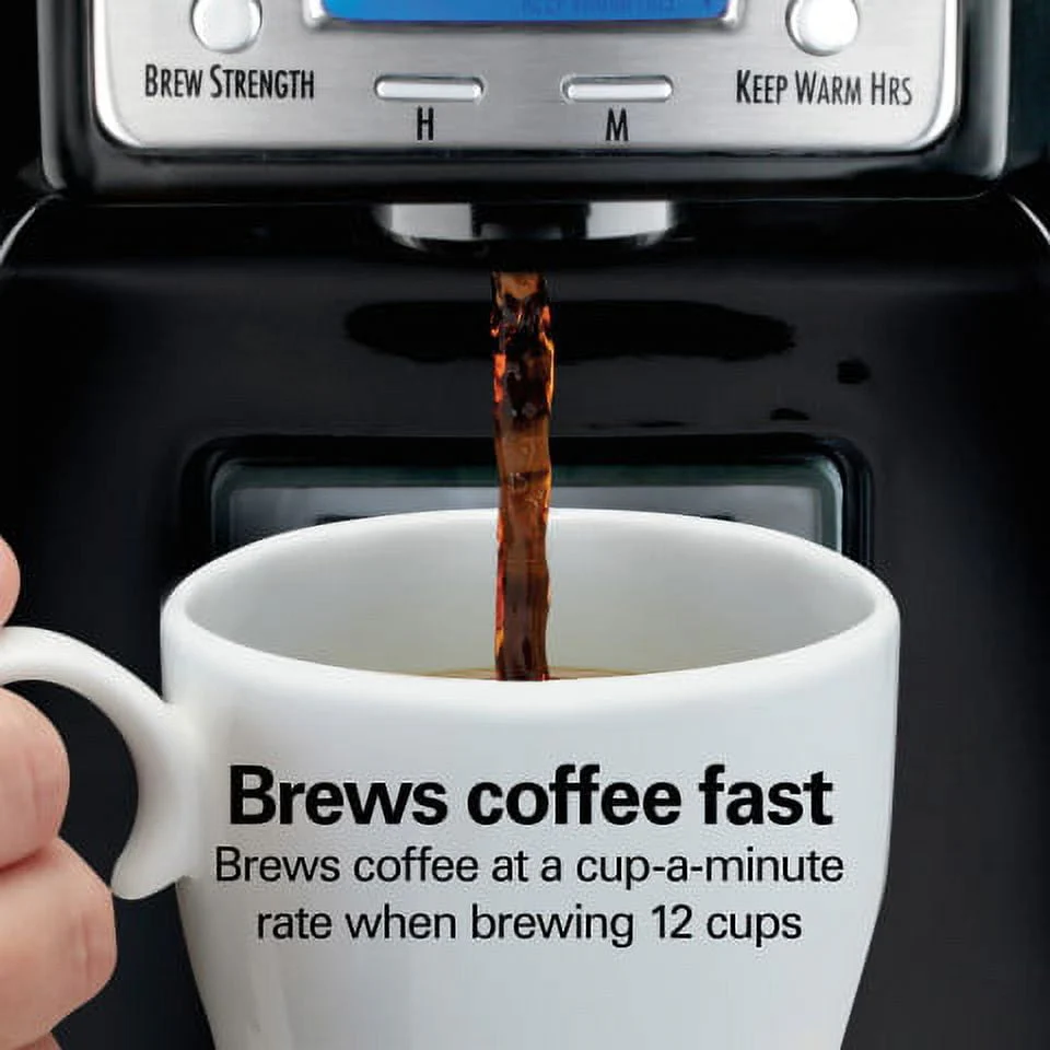 Hamilton Beach BrewStation Summit 12-Cup Coffeemaker, Model #48464, Stainless Steel