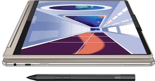 Lenovo Yoga 9i 14 2-in-1 Laptop 14" 2.8K OLED Touch (Glossy, 100% DCI-P3, 90Hz, HDR 500) Intel 12-Core i7-1360P 16GB RAM 4TB SSD Backlit Fingerprint Thunderbolt4 Pen Win11 Oatmeal + HDMI Cable