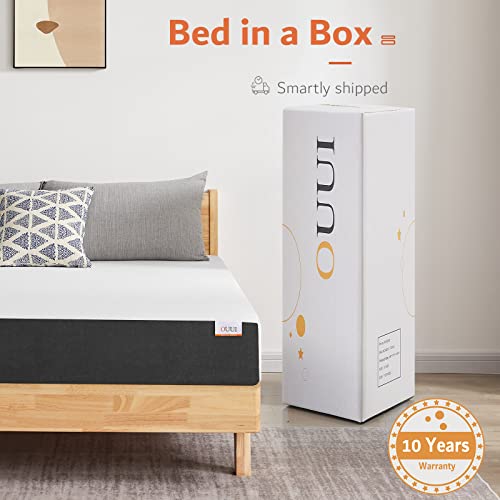 Twin Mattress, 5 Inch Cooling Gel Memory Foam Mattress in a Box with Breathable Cover Medium Firm Twin Bed Mattress for Bunk Bed, Trundle Bed, Pressure Relief, CertiPUR-US Certified