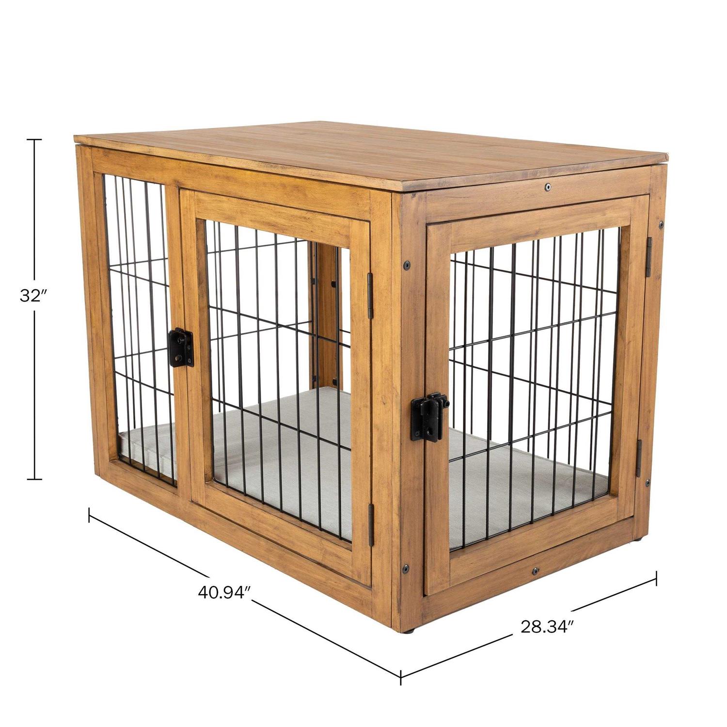 Petmaker Furniture-Style Dog Crate with Double Doors - Pet Supplies online store
