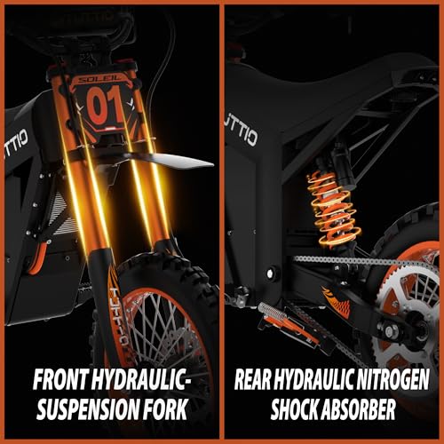 Electric Dirt Bike Teens Adults Electric Bike 48V 21AH Removable Battery with Hydraulic Brakes