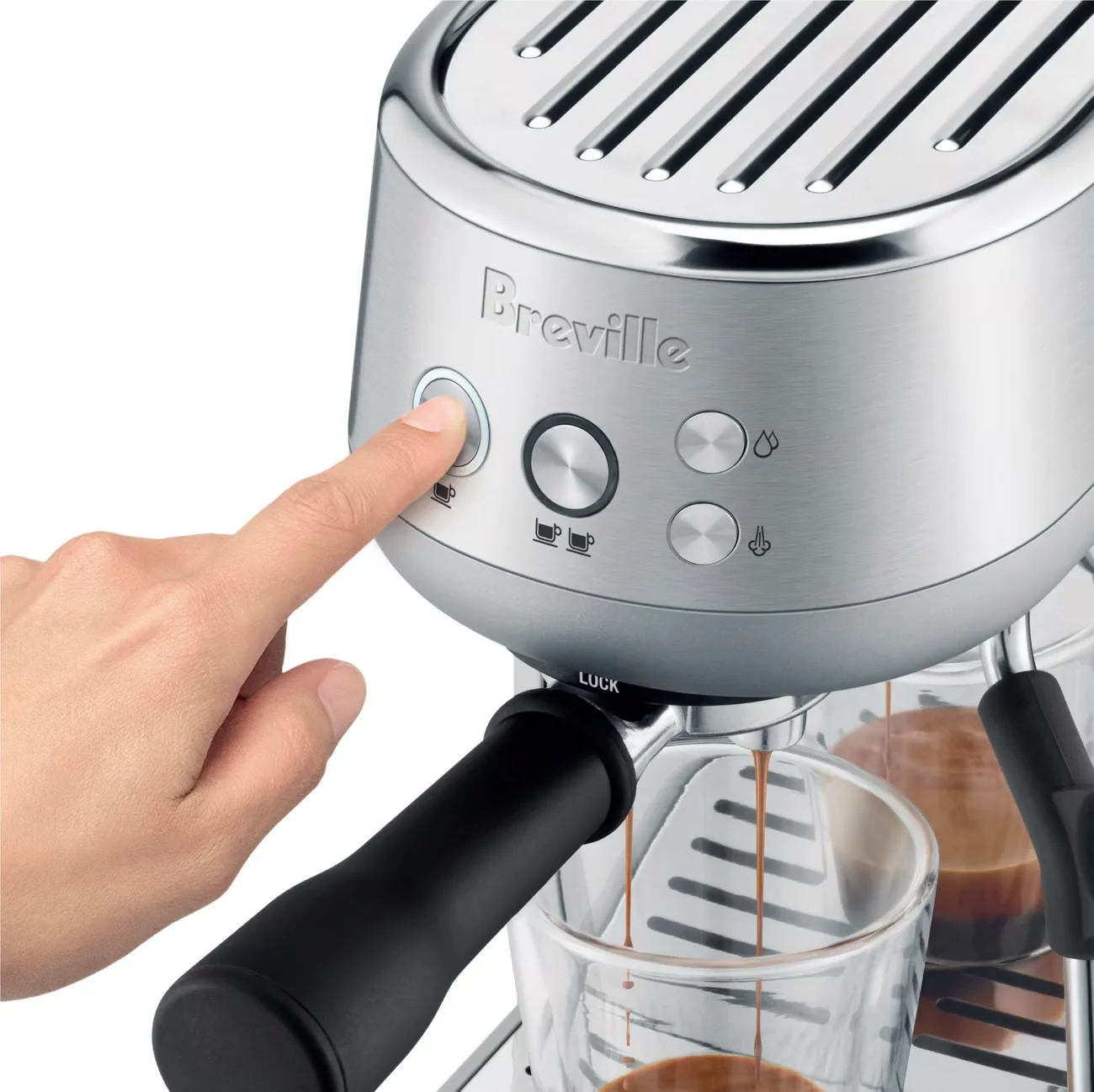 Breville The BAMBINO Espresso Maker: 1560W , brushed s/s | BES450BSS