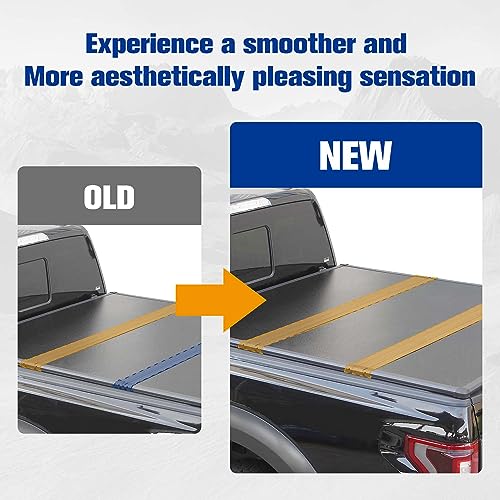 Lyon Cover 6.2ft / 74" Hard Tri-Fold Truck Bed Tonneau Cover for 2015-2024 Chevy Colorado/GMC Canyon