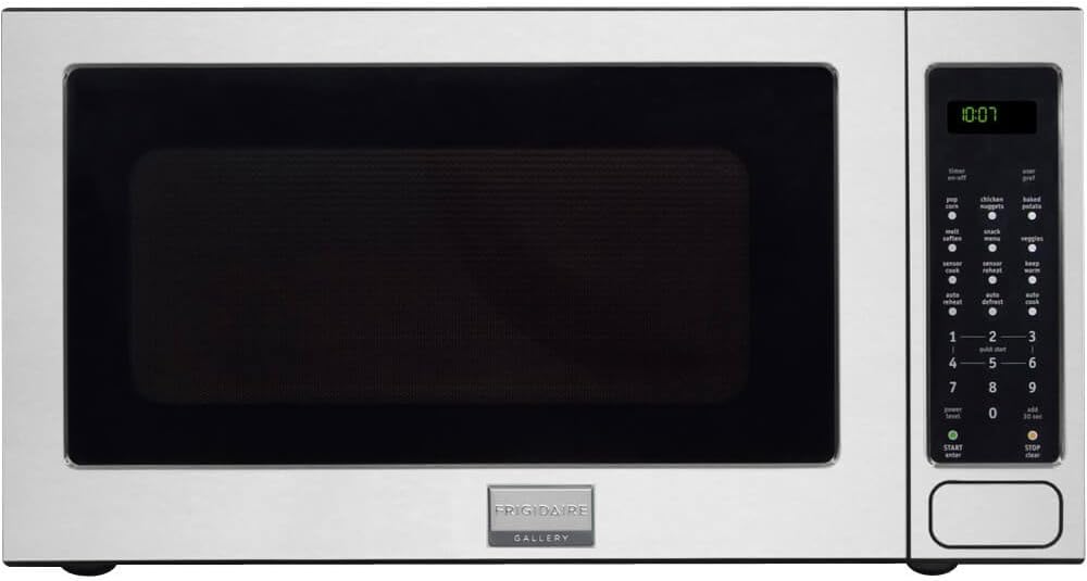 FRIGIDAIRE FGMO205KF Gallery Series 24" 2.0 cu. ft. Capacity Built-In Microwave Oven 1200 Watts 3 Auto Cook Options Sensor Cook 7 User Preference Options and One-Touch Options in Stainless