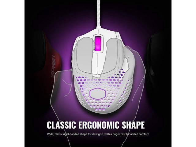 Cooler Master MM-720-WWOL1 MasterMouse MM720 Gaming Mouse - Matte White