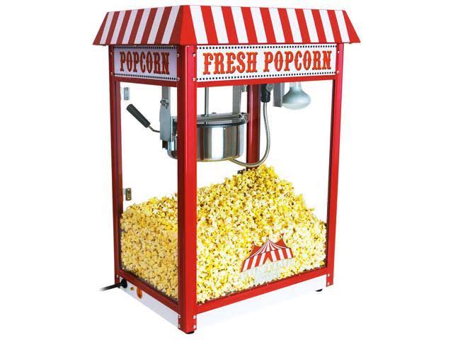 Funtime FT8000CP 8 oz Commercial Carnival Bar Style Popcorn Popper Machine