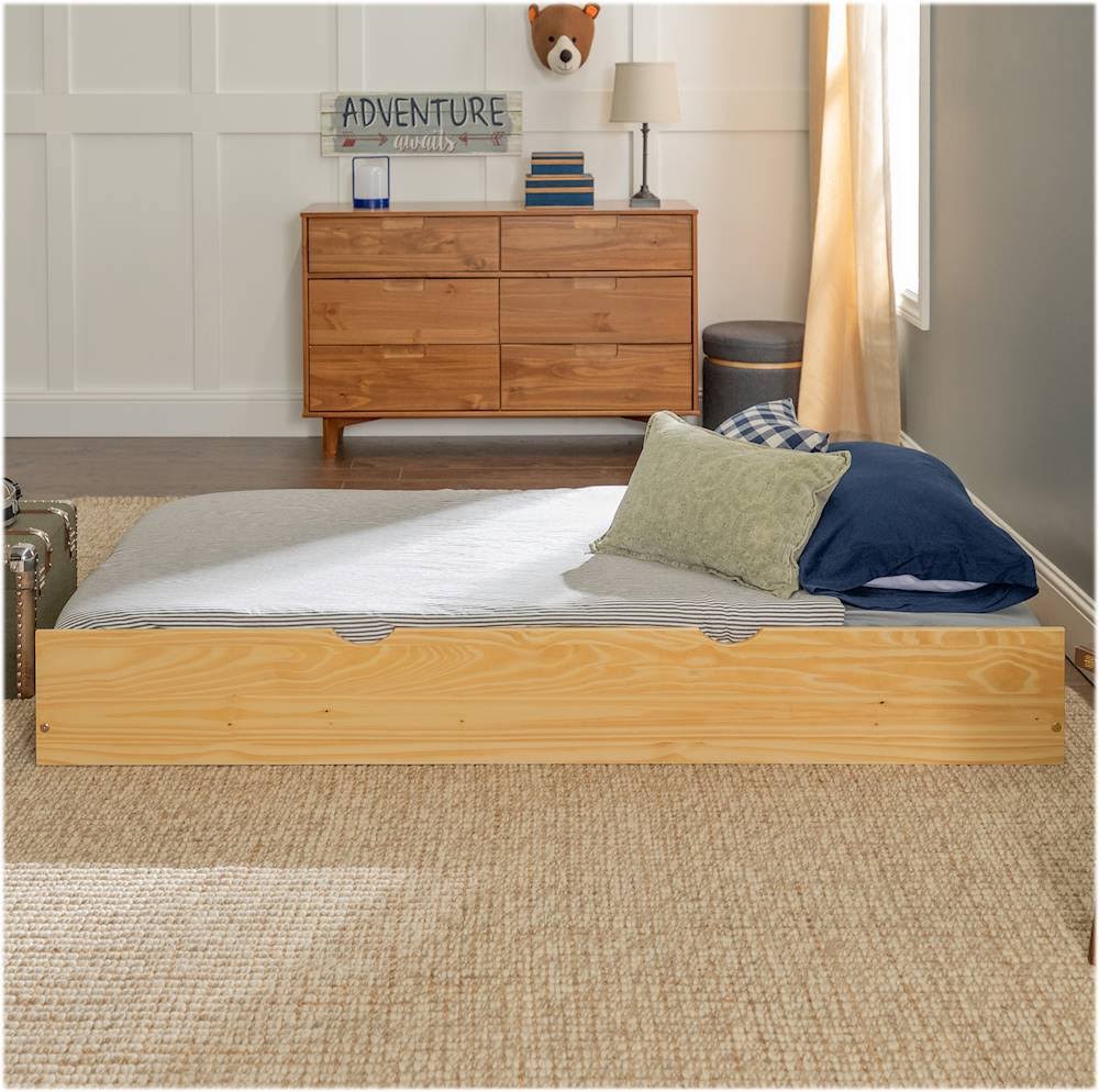Walker Edison - Trundle Bed Frame - Natural