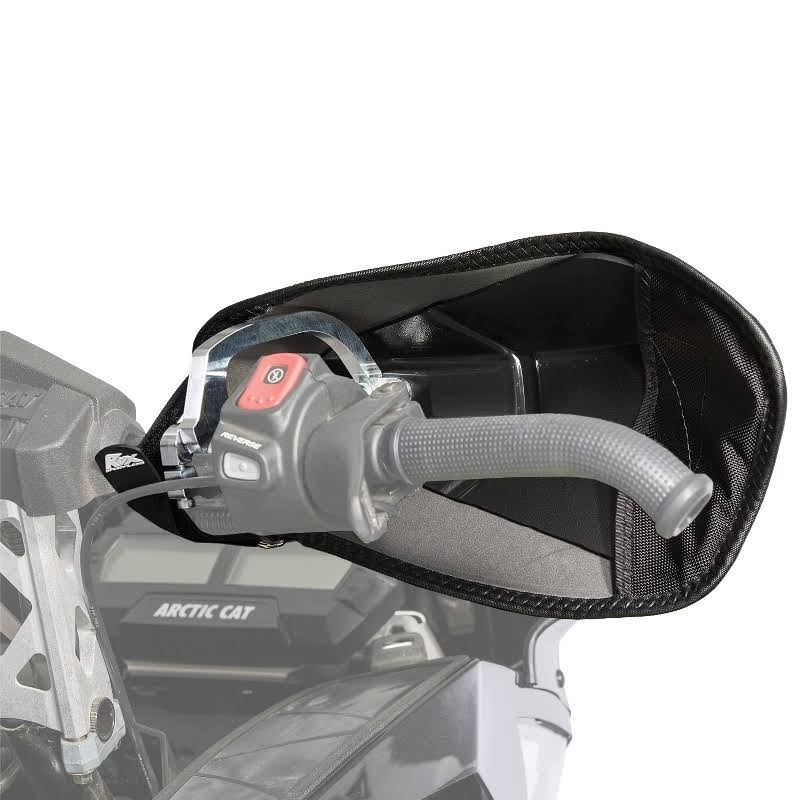 Arctic Cat New OEM Black u0026 Green Rox Flex-Tec Hand Guards u0026 Mounts, 7639-886