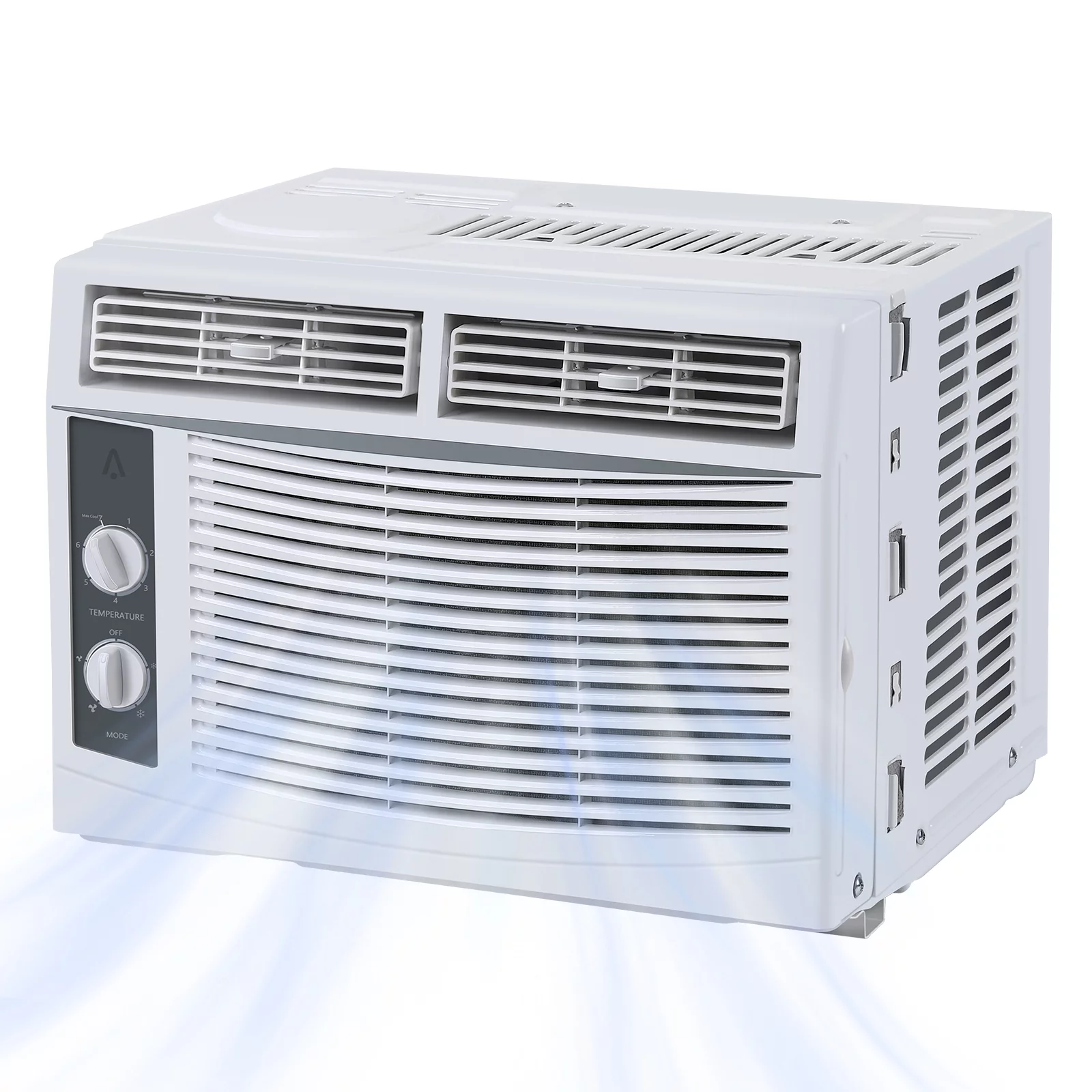5000 BTU Air Conditioner Window Unit, Fast Cooling to 150 Sq.Ft. Window AC Unit with Easy-to-Use Mechanical Controls, Energy Savings, Quiet Operation, 110-115V