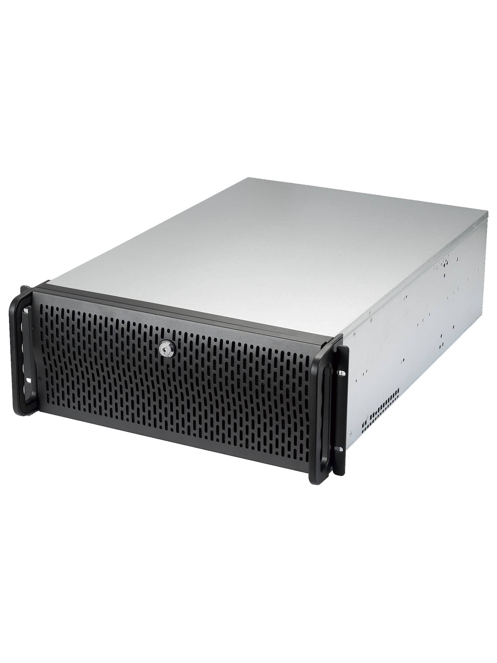 Rosewill RSV-L4500U 3.5 in. 4U Rackmount Server Chassis Carries Up to 15 HDD u0026 Includes 6 Front 120 mm Fans 2 Rear 80 mm Fan