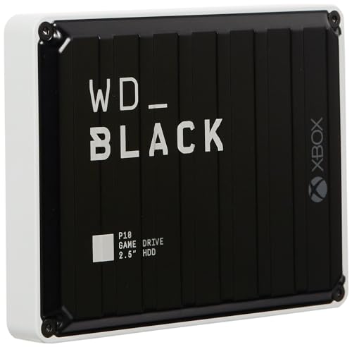 WD_BLACK 5TB P10 Game Drive, Portable External Hard Drive, Works with Playstation, Xbox, & PC - WDBA3A0050BBK-WESN