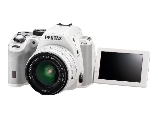 Pentax K-s2 20.1 Megapixel Digital SLR Camera with Lens - White